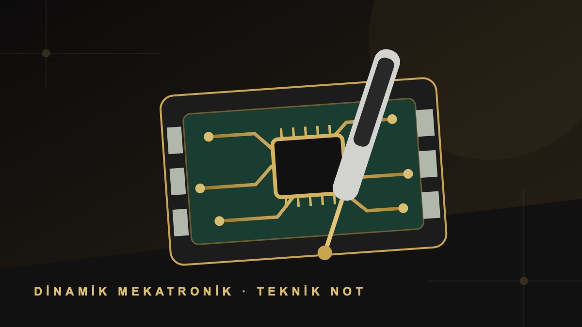 Araç beyni ECU elektronik incelemesi